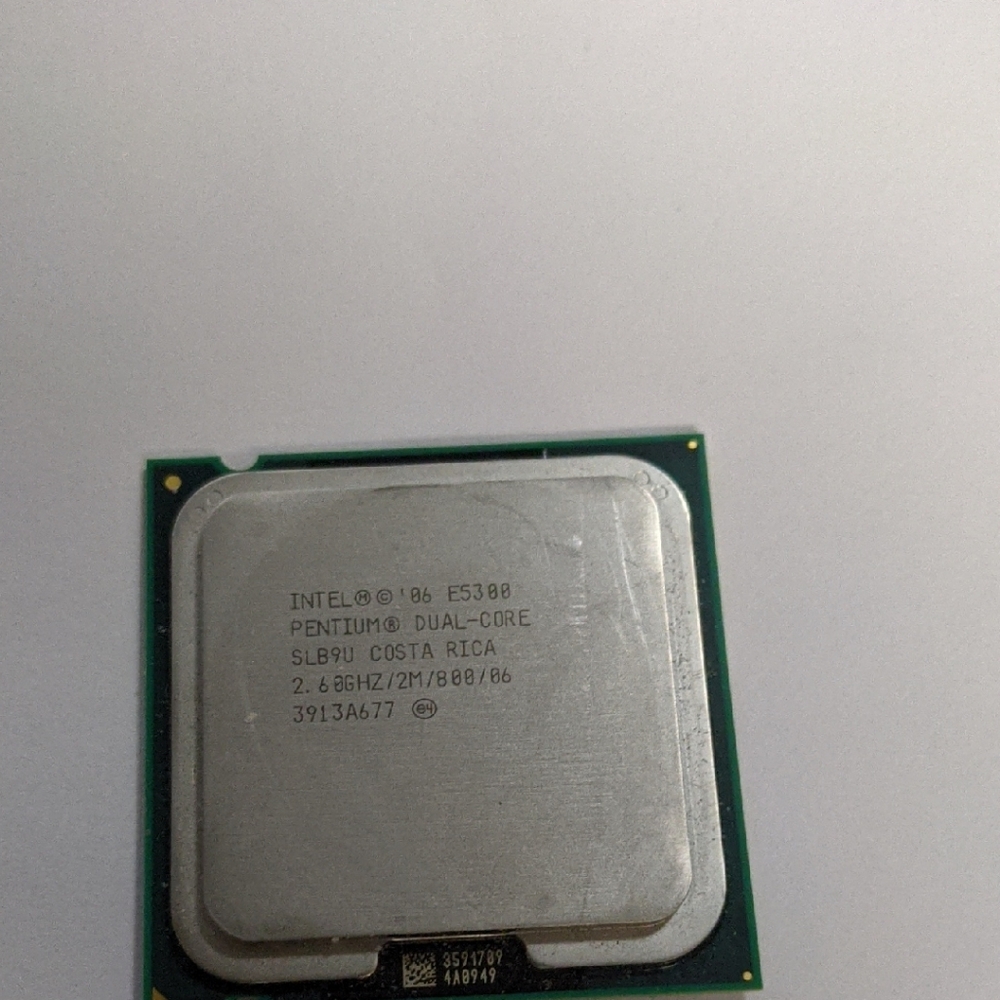 Intel Dual-Core Processor E5300 CPU
